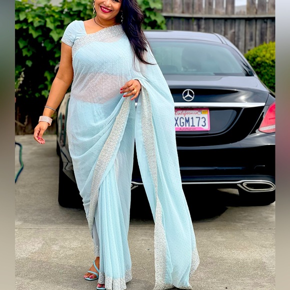 Designer Saree ,mohey - Picture 1 of 4